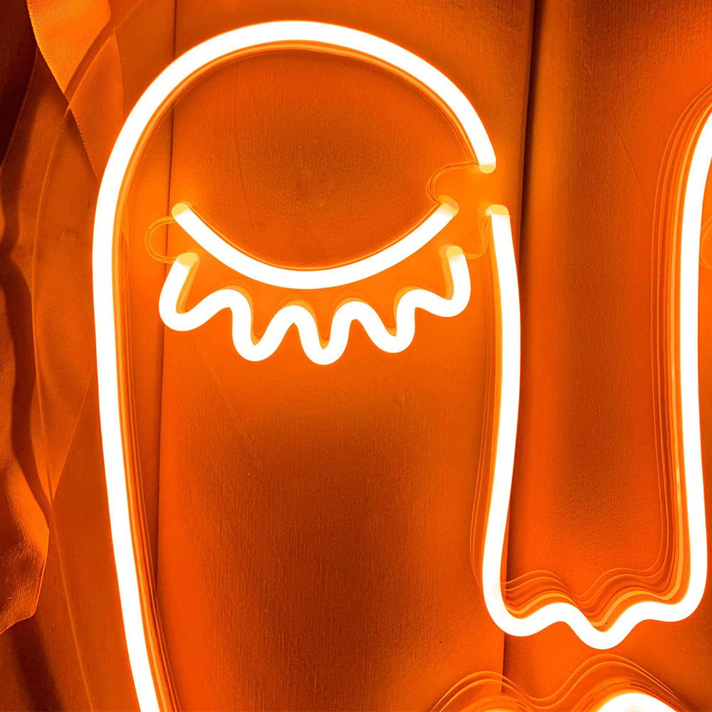 ♪ Bức tường nền dưới ánh đèn diy Neon