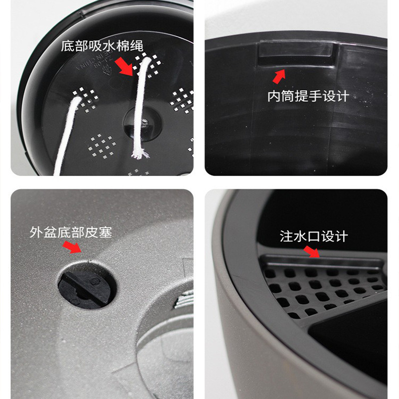 Nhà máy cung cấp cho người lười biếng những bồn nước riêng của họ, nhựa tròn với bàn chân xuống, những bồn nước riêng và hàng hóa.