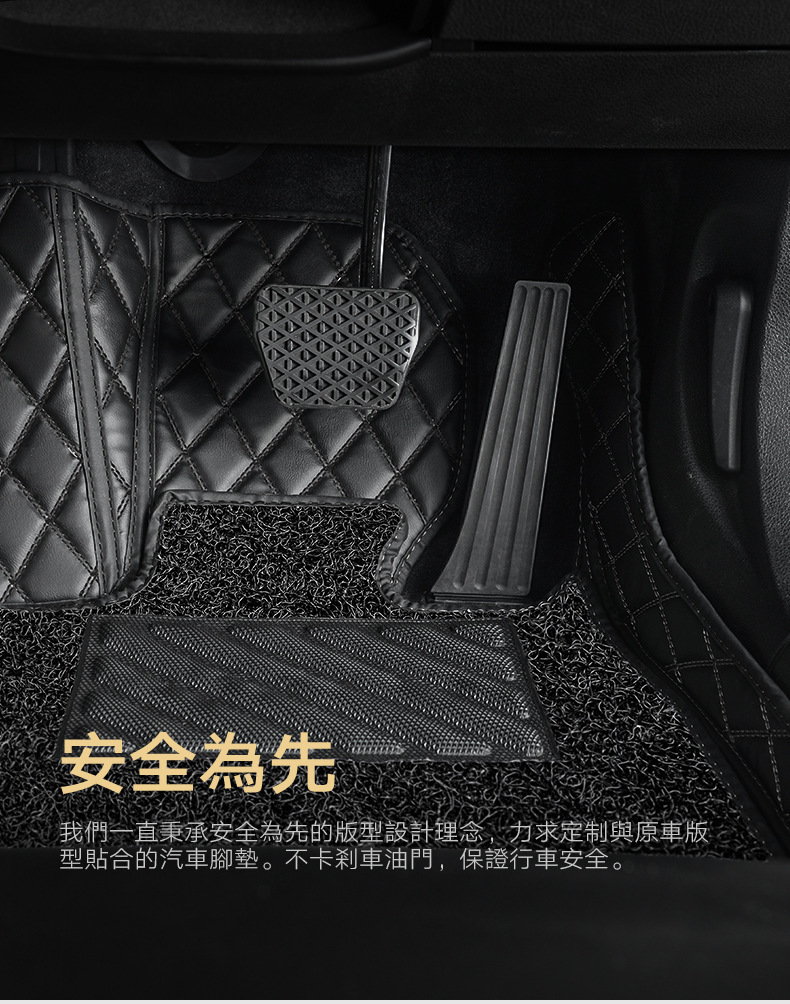 Car mats for the cross-border platform for the taunting of Lei Liang Jia-mi right rudders by Brenda Hlanda.