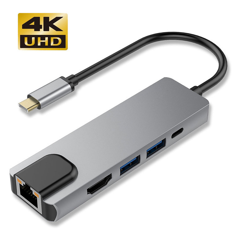 Type-C to HDMI USB3.0 Hub hub extension station 5-Pd fast-filled 4K