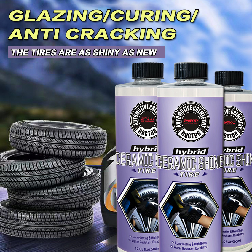 Light maintenance of car tire plating membrane tyre light agent to clean car tire black to stain liquid