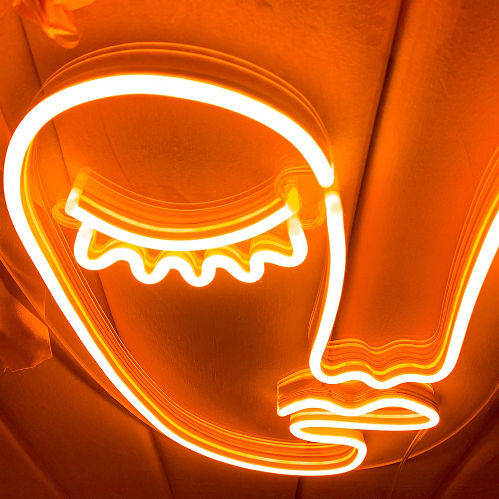 ♪ Bức tường nền dưới ánh đèn diy Neon