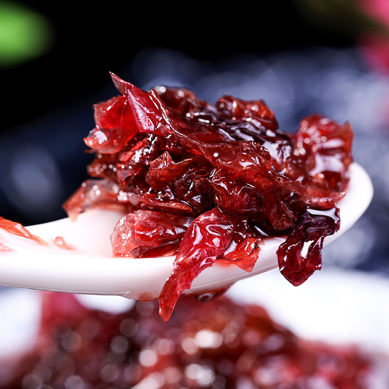 Mười ký nước sốt hồng, làm bằng tay 5kg dâu tây và trà làm từ cháo đá.