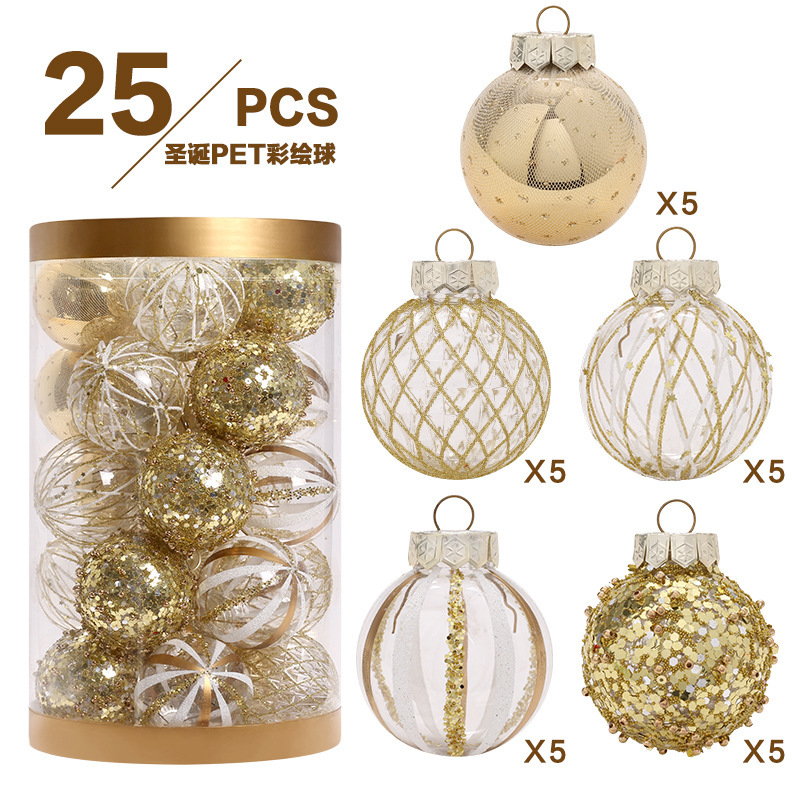 New cross-border items, Christmas decorations, platinum PT paints, Christmas tree decorations.