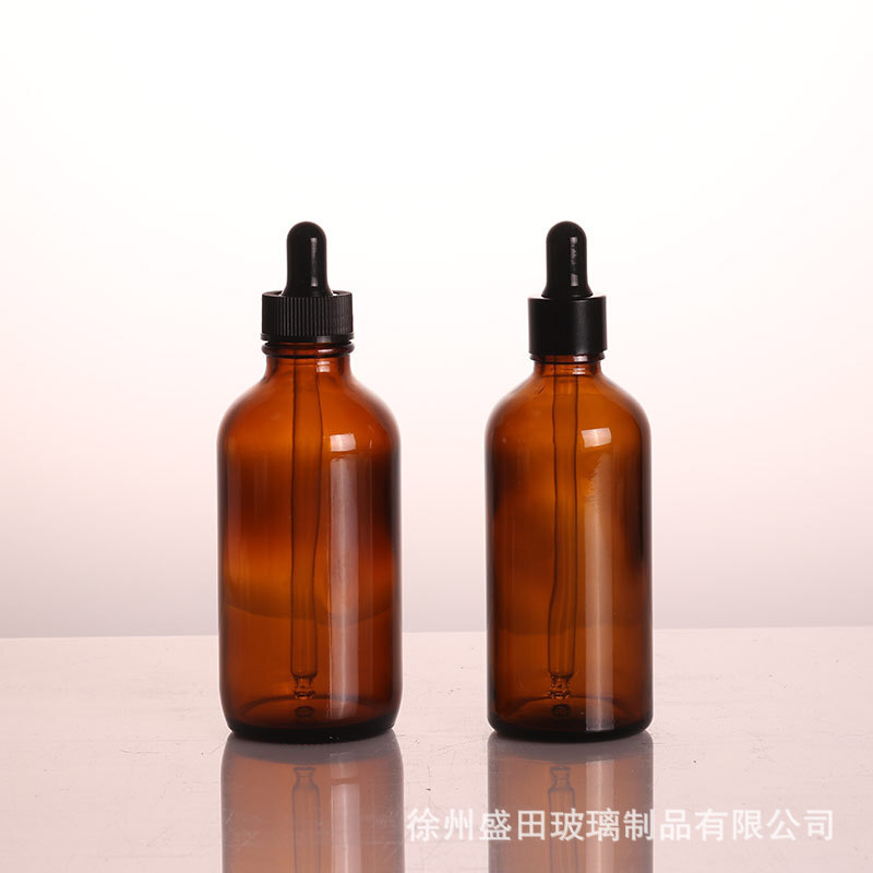 茶色精油瓶30ml膠頭滴管瓶空瓶化妝品分裝樣品滴管瓶批發便攜滴瓶