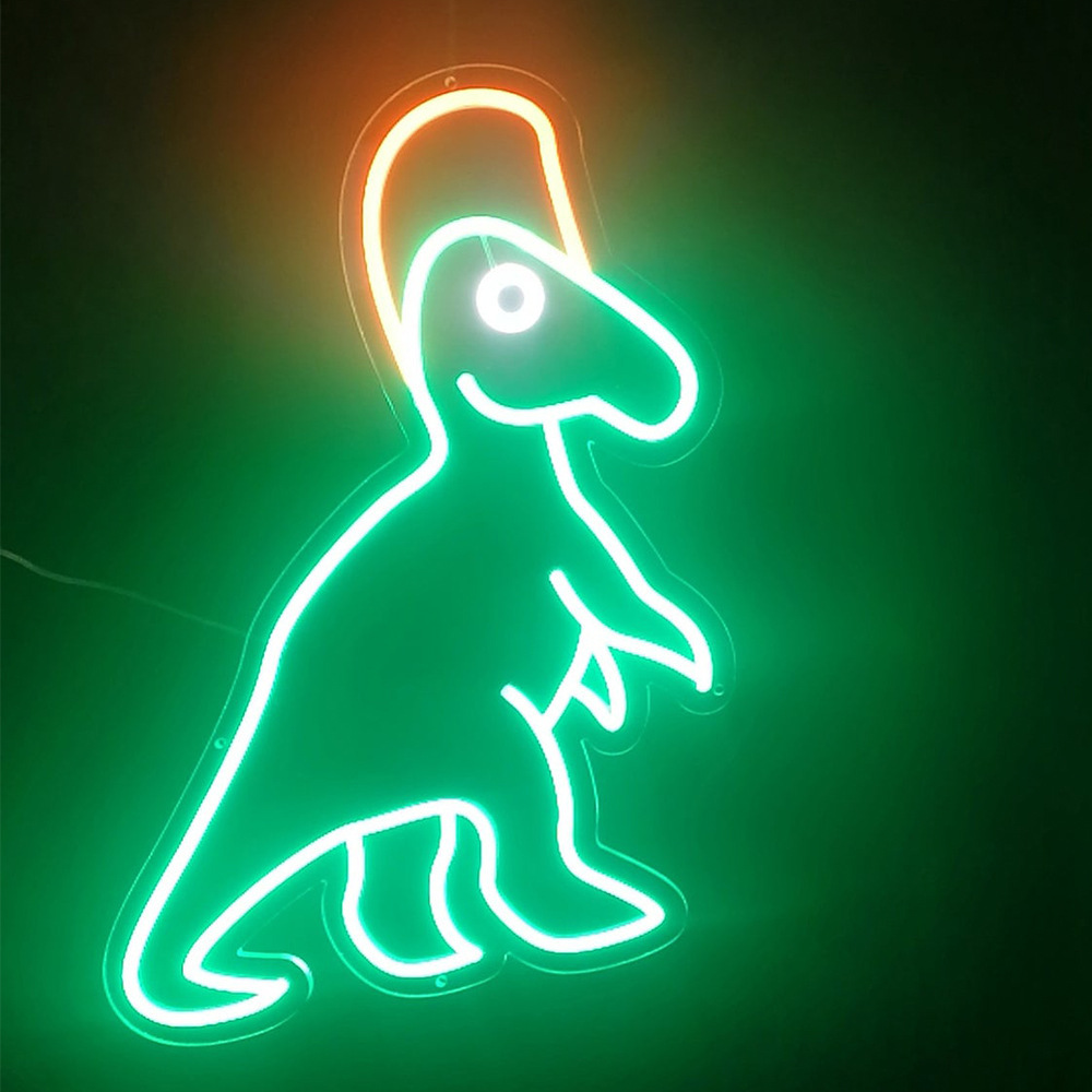 Khủng long Neon Helmets, quà sinh nhật trẻ em trang trí công viên ánh sáng, giáp ranh Amazon