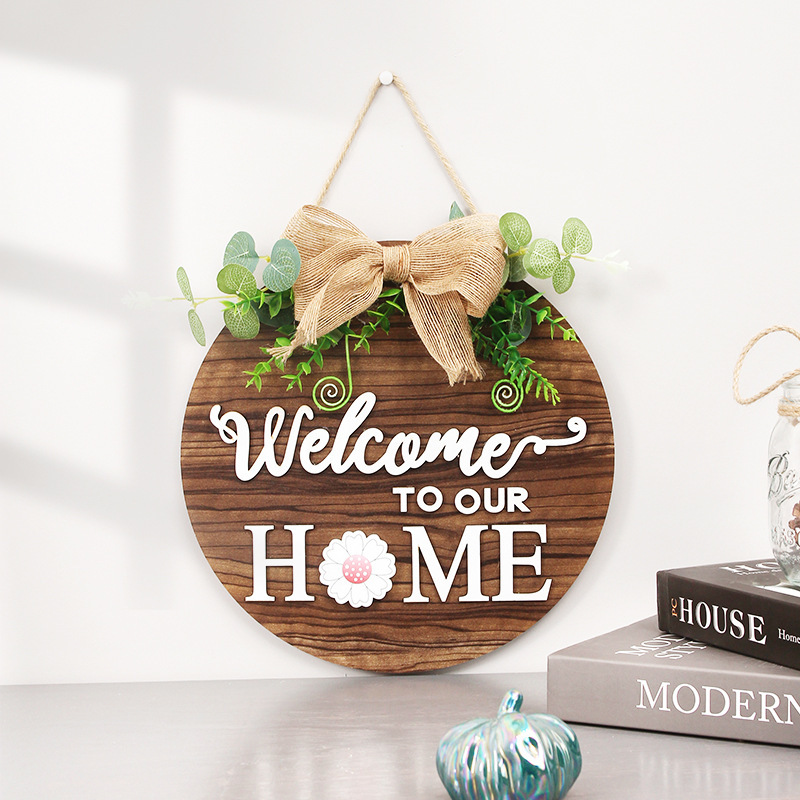 Cross-border cash, model wood-based door set, DEY Magnetic Letter Home Festival Decoration Board.