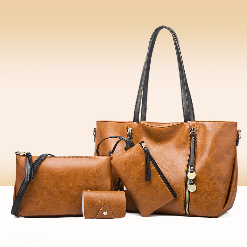 Four pairs of a new 2024 U.S. Fashion kit, four-season handbags, one-shouldered cross-pack.