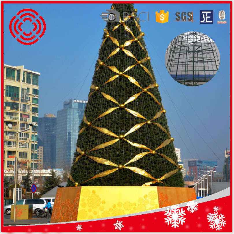 3-33M large iron tree, Christmas tree glass steel, hotel square Christmas tree, big decorative tree.