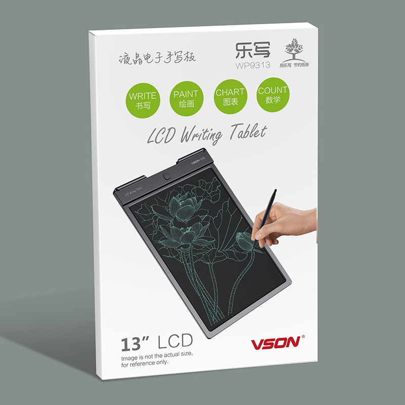 13 인치 아이들의 전자 손 회화 널 회화 Icd 학생 교사의 초안 LCD 널의 음악 쓰기
