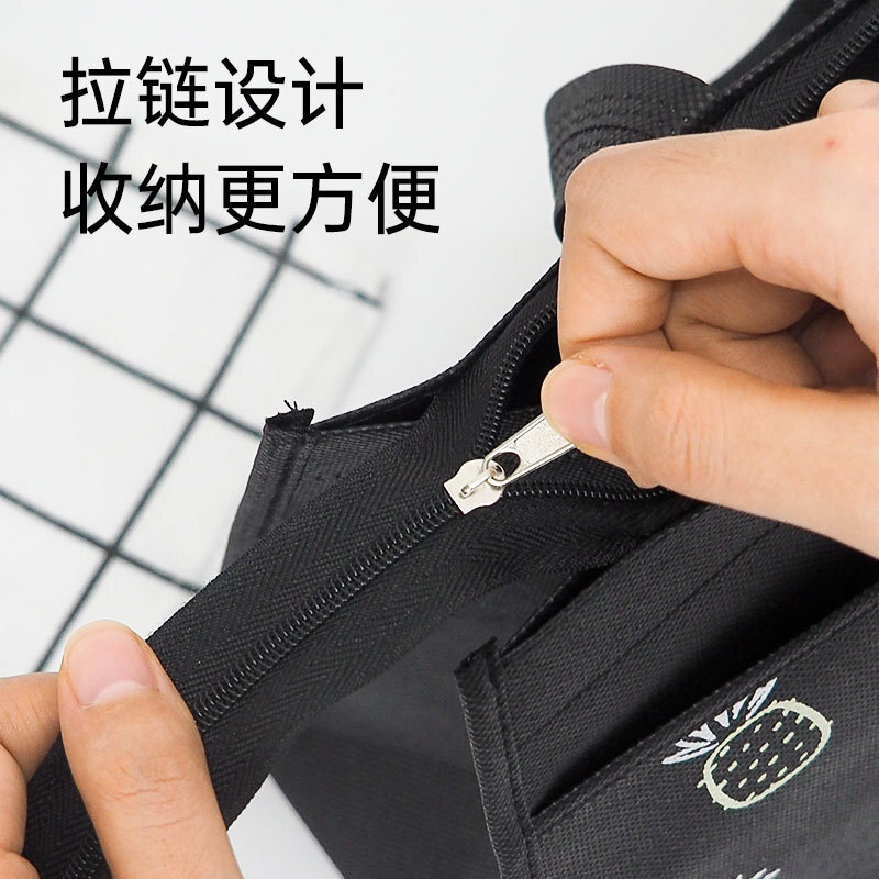 The zipper-free environmental bag with the LOGO bag with a thick, high-packed discount.