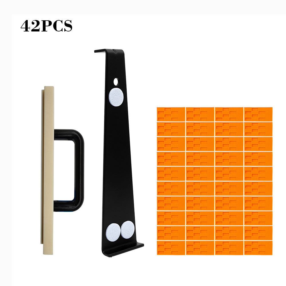 New reinforced wood floor installation tool, hand-held nylon section, improved gasket installation tool, suite.