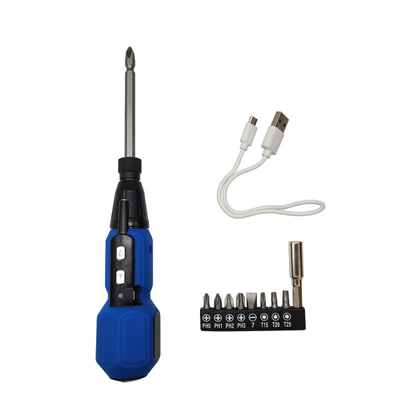 3.6v Mini-Electron screwdriver home with DIY power, double screwdriver USB lithium screwdriver with lights.