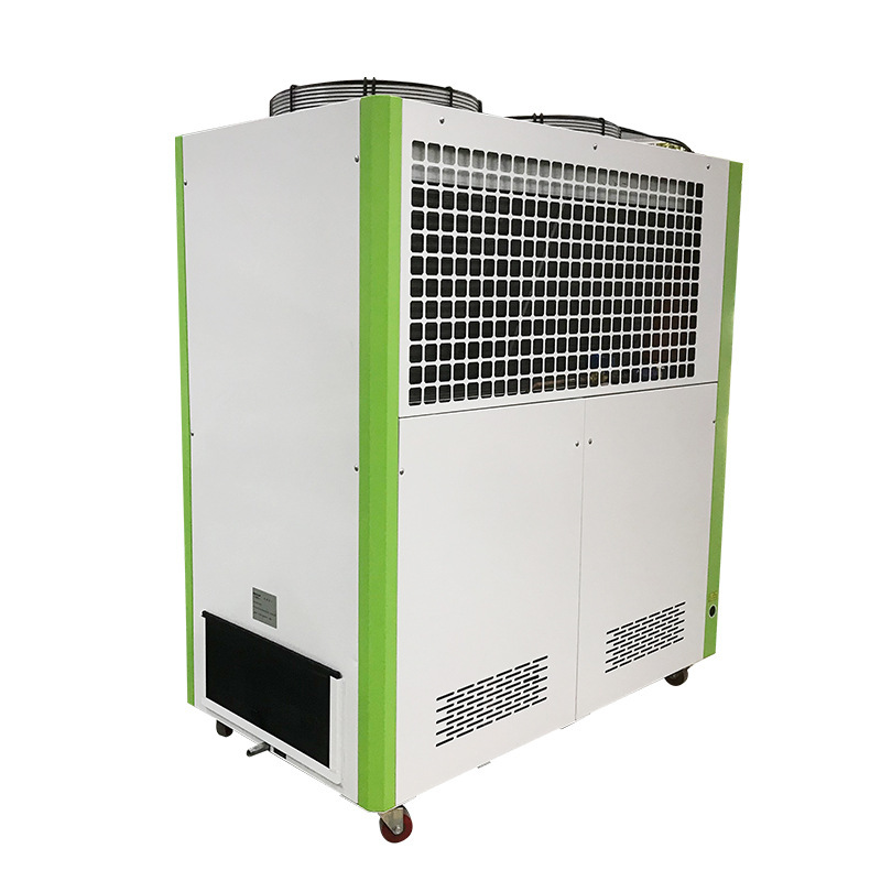 Industrial chiller, cryogenic chiller, low-energy cooler, automated, mobile, production line cooler.