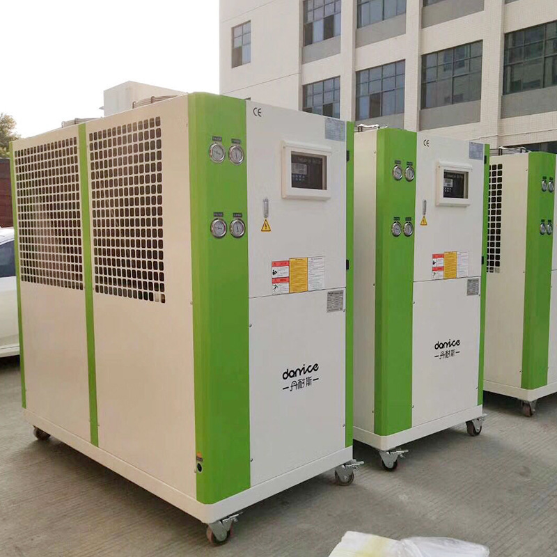 Industrial custom chiller, cold-water plant, reaction ice-water plant for 20HP industrial cooler.