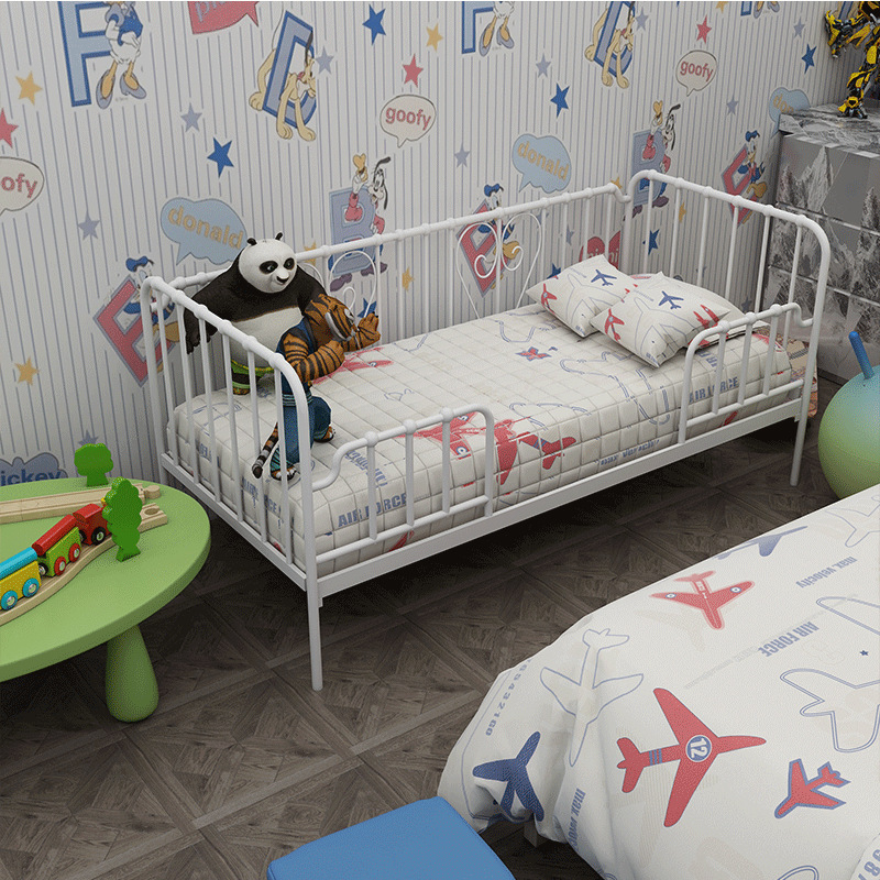 Customized: Iron-coated children's bed, widening the small bed, sofa-bed girls by the big bed.