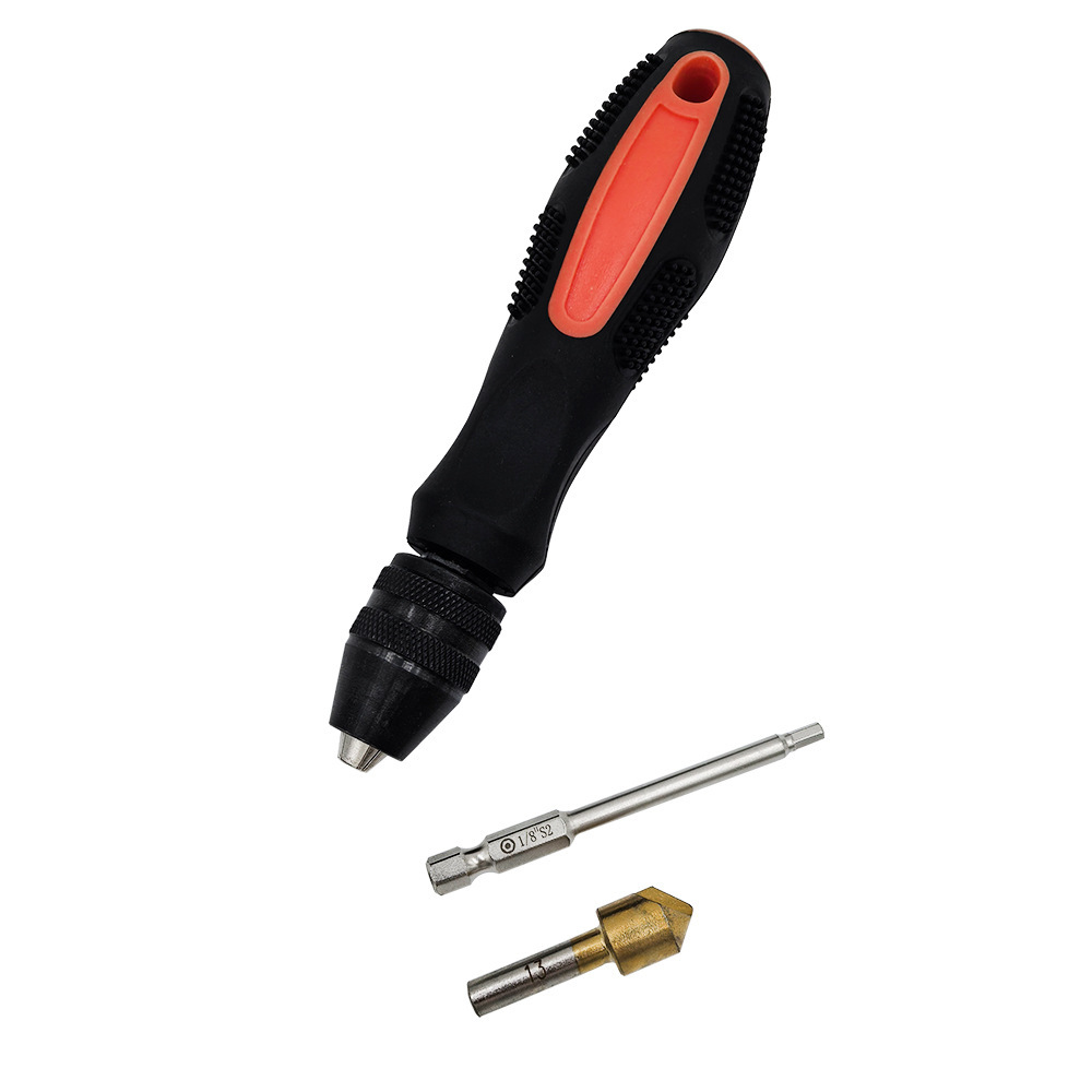 Hand drills, handles, multiple-purpose manual tool drills.