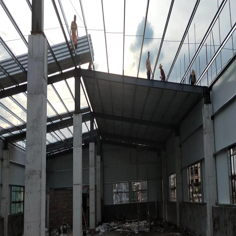Thiết kế và xây dựng của một bức tường màn cho việc cải tạo phong cảnh thép trang web và kiến trúc thép