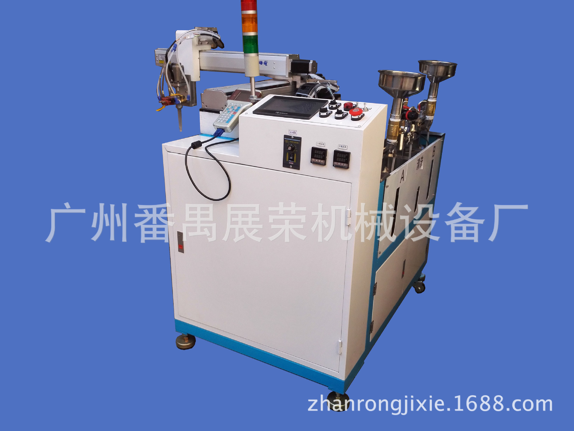 印刷紙品盒劃膠機AB全自動三軸移動AB灌膠機雙組份膠灌膠機