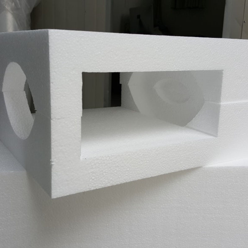 Pyramid hard-foam sculptor.