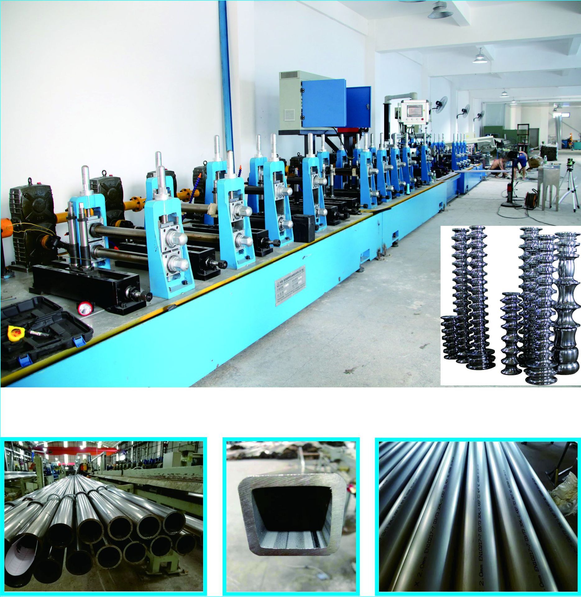 เครื่องเจาะเหล็กไร้รอยคราบ ท่อเหล็กกล้า แบบอัตโนมัติ