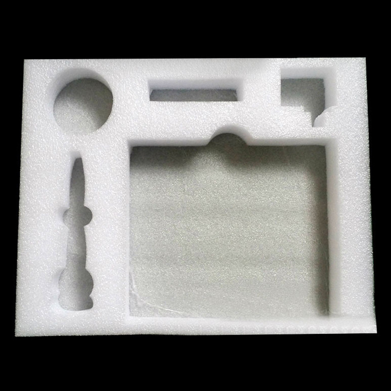 Process customizing epe pearl cotton packaging with antagonal liner wrapping fillet of pearls