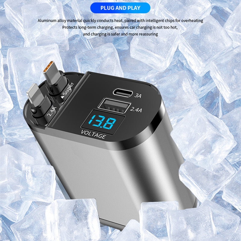 Bộ nạp điện cáp siêu tốc độ 120W qc3.0 tải đến nhà máy loại c