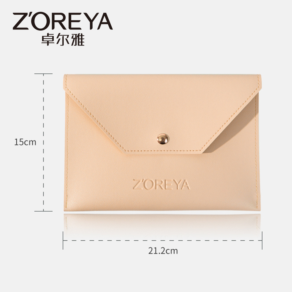 Zorya made-up tool brushes for 6-colour PU-envelope make-up tool for distribution.