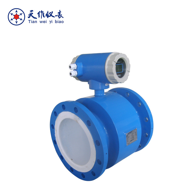 Sewage rainwater treatment, oil effluent, Faraday principles flow meter