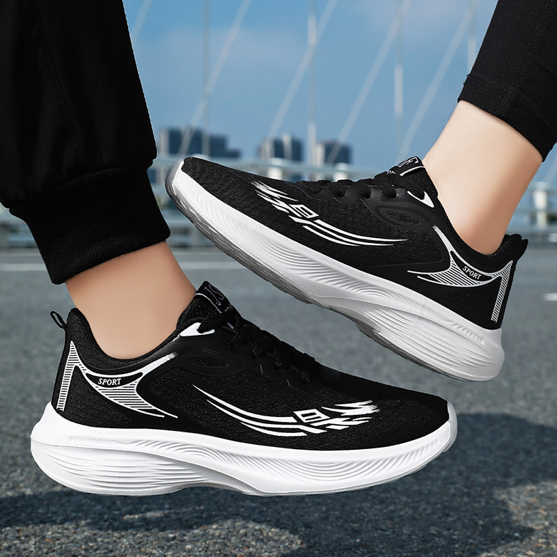 运动鞋女秋季新款跨境女鞋shoes软底轻便情侣款跑步鞋时尚休闲鞋