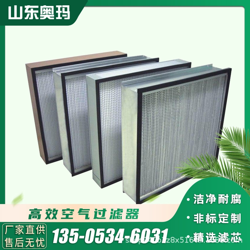 Plants provide high-efficiency air filters without partition frames.