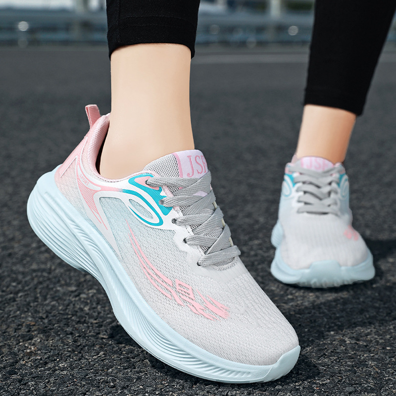 运动鞋女秋季新款跨境女鞋shoes软底轻便情侣款跑步鞋时尚休闲鞋