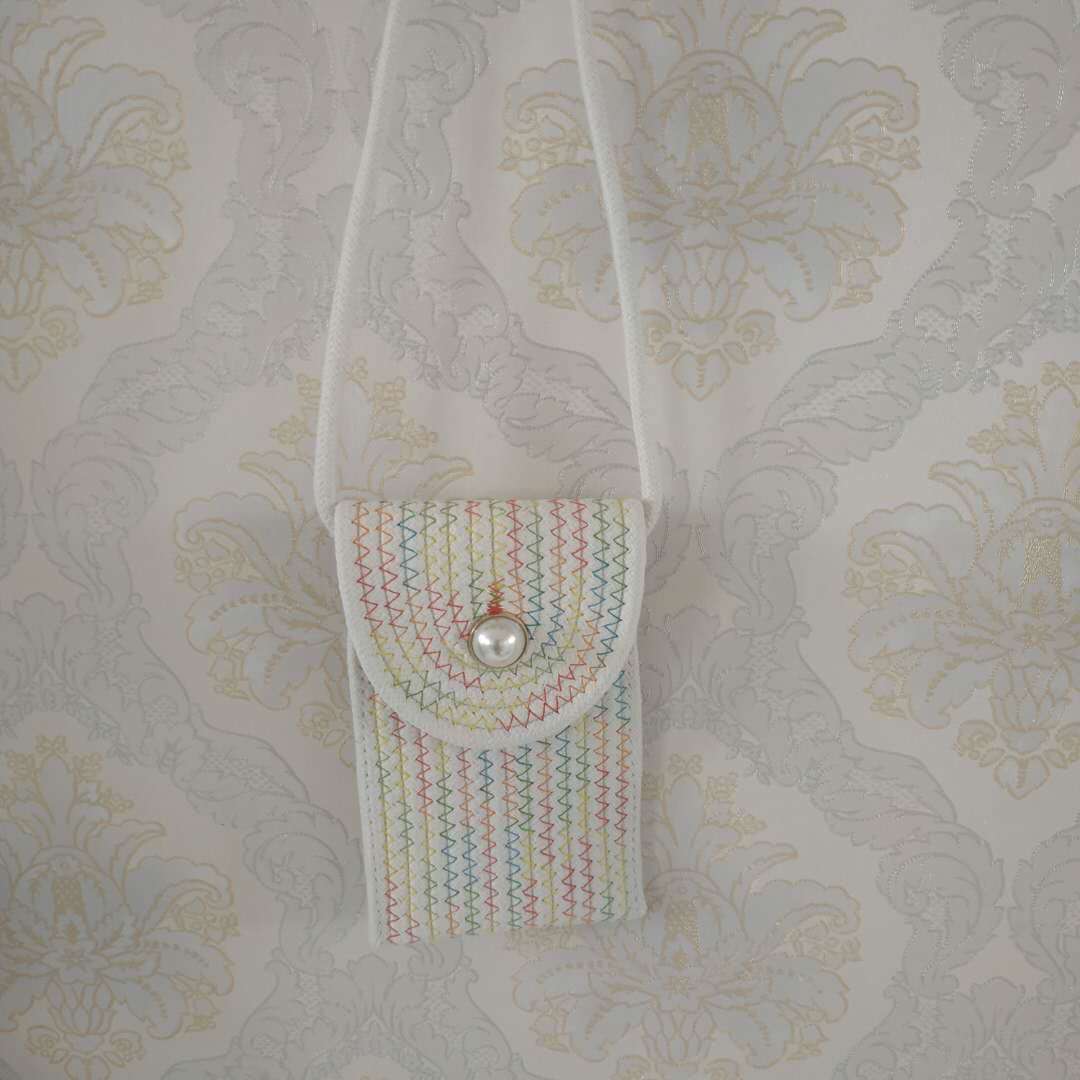 2023 new knitting cell phone bag, cotton string knitting wiring bag, Ms. Jane's one shoulder bag, lovely color.