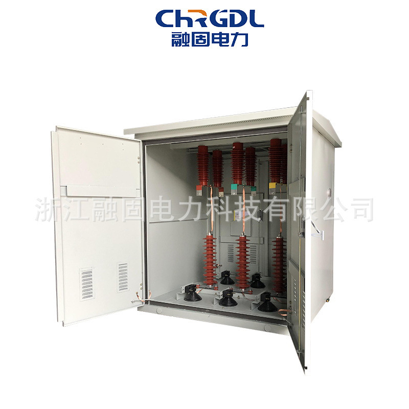 Supply of a full set of high-pressure power drop-off trunks of stainless steel European-style 35KV copper cable branch box