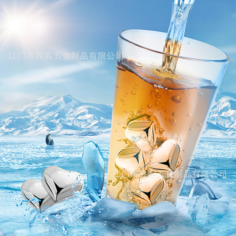 반점 공장은 빠른 frozen 304 스테인리스 심장 얼음 곡물, 아이스크림 및 위스키 얼음을 판매합니다.
