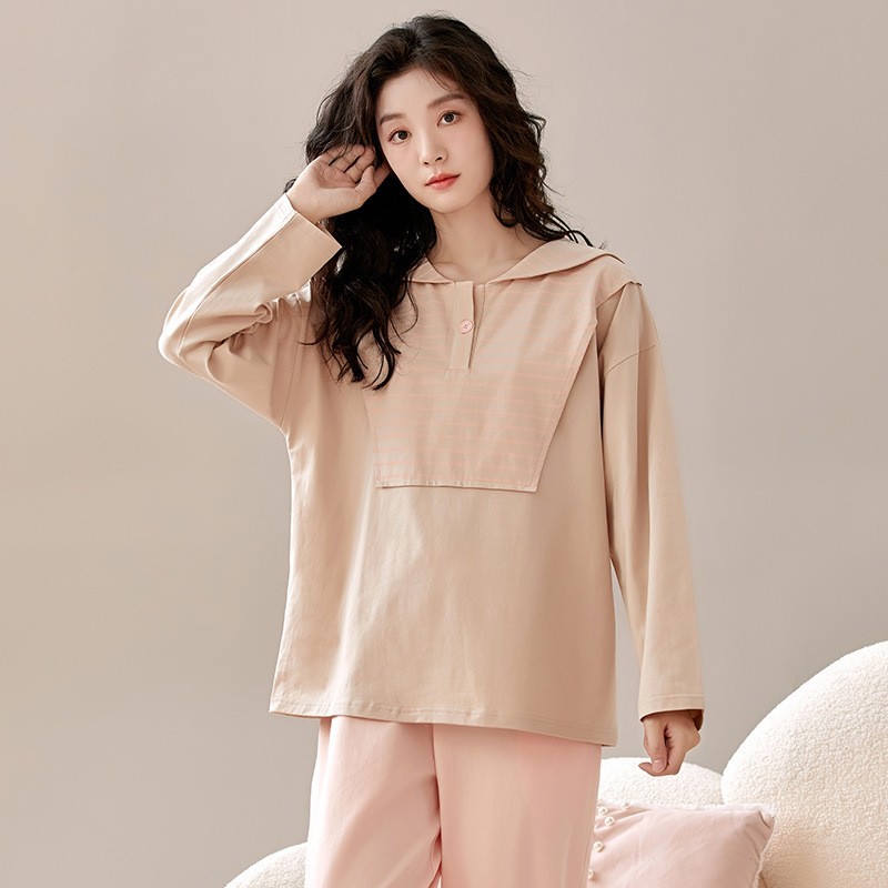 Mùa thu và mùa đông, phụ nữ mới, 5 người chống vi khuẩn, tay áo dài, quần áo gia đình cỡ lớn