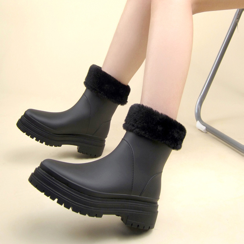 Ms. Fashion Boots is wearing a waterproof Chelsea Martin.