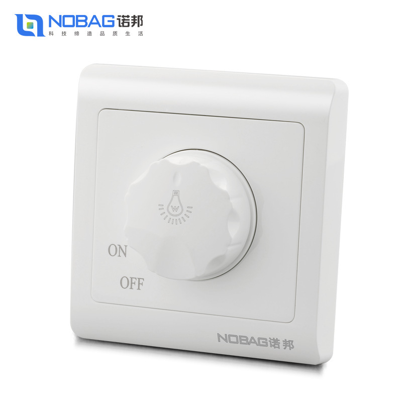 Nobbon White, 200W ánh sáng, công tắc, đèn sáng, nút chuyển đổi.