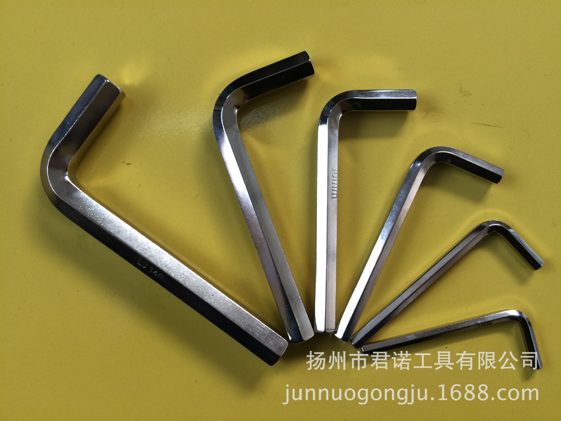 The six-angle wrench of the Junno Tool High-Quality Medium-Small Nickel System 1.5-55mm45# Carbon steel plant direct sales