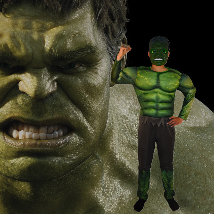 Trẻ em Lễ Giáng Sinh Hulk chơi hóa trang, nhảy thoát y, Halloween.