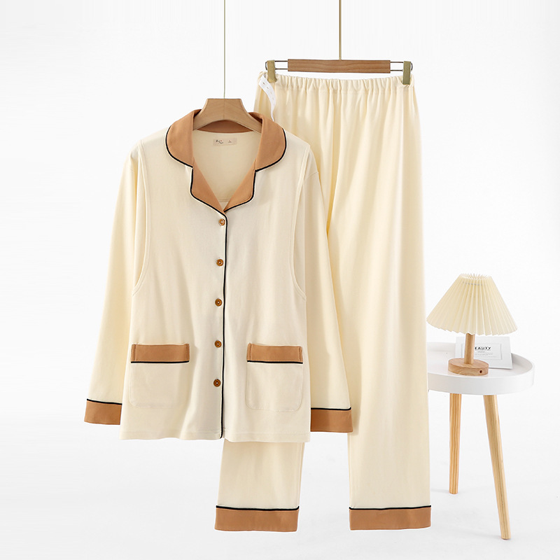 Pyjamas for pregnant women who are breast-feeding in the spring and fall of the sun