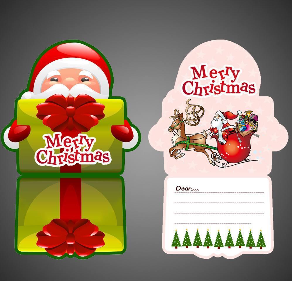 Chinese Printing City printed the Christmas card in a large amount of customised colour at your request.