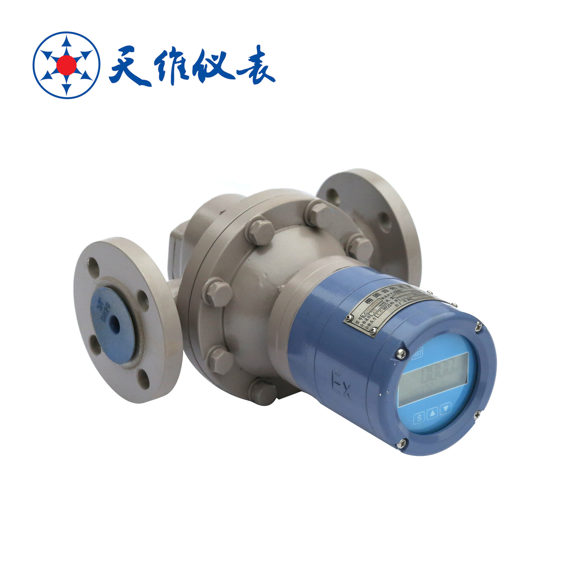 Large supply flow meters, stainless steel flow meters, elliptical gears, chemical liquid flow meters