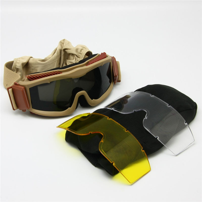 Cross-field field shooting tactical lens CS, full-scope ballistic-protective mirror wind mirror ride.