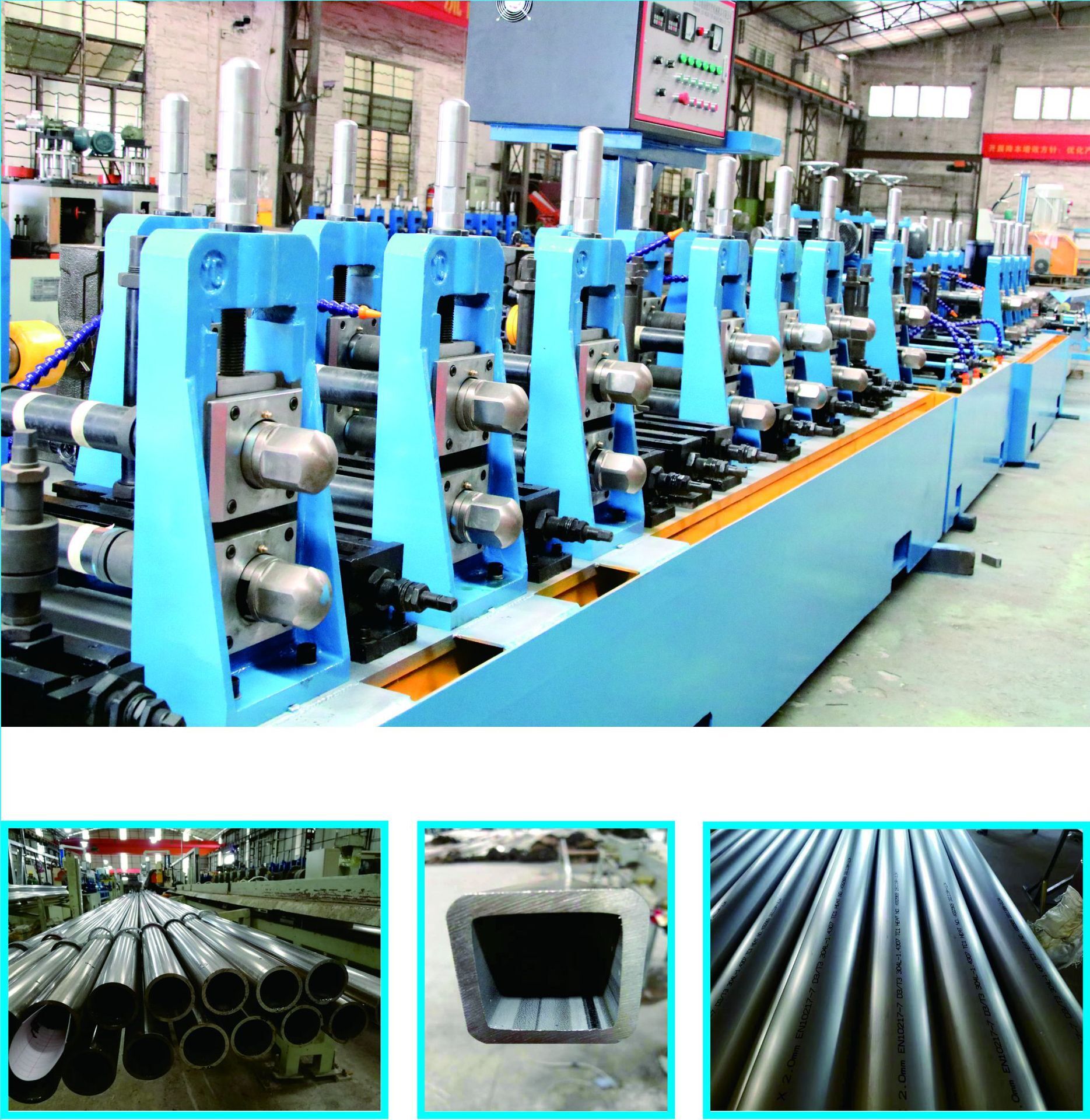 เครื่องเจาะเหล็กไร้รอยคราบ ท่อเหล็กกล้า แบบอัตโนมัติ
