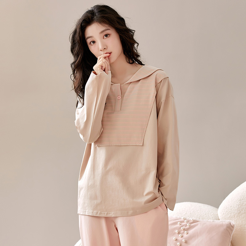 Mùa thu và mùa đông, phụ nữ mới, 5 người chống vi khuẩn, tay áo dài, quần áo gia đình cỡ lớn