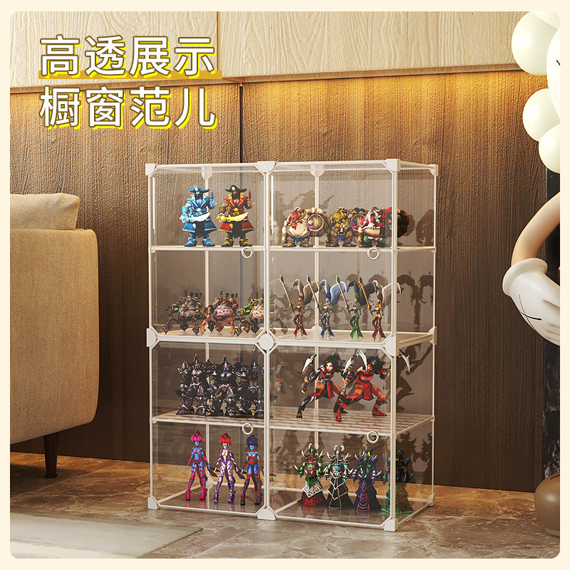 Hand-held display of the Regort Box model dust-covered wall plastics for home-based shelf use.