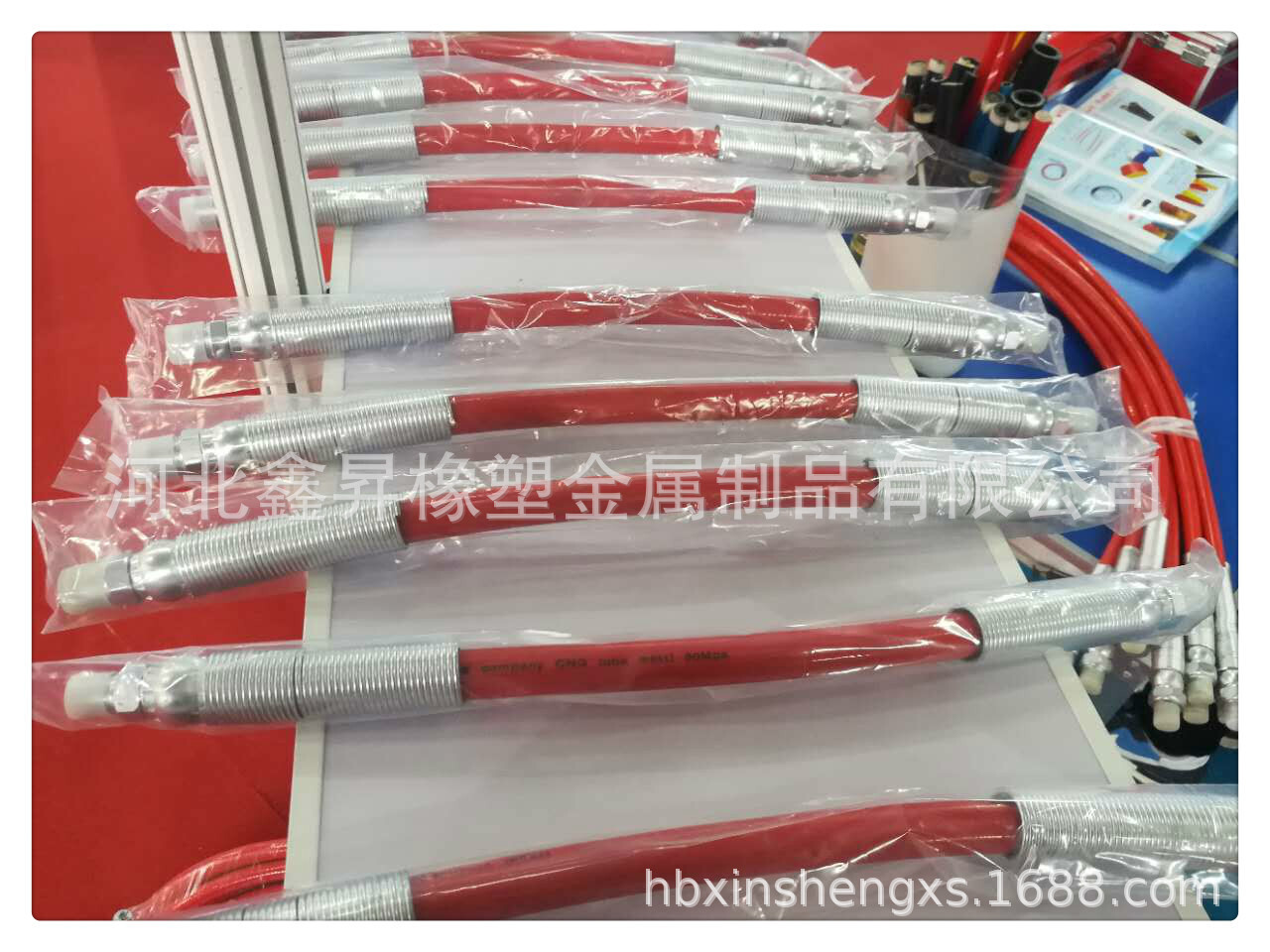 Φ8CNG加气软管 加气机管6米总成 适配品牌加气机CNG高压软管