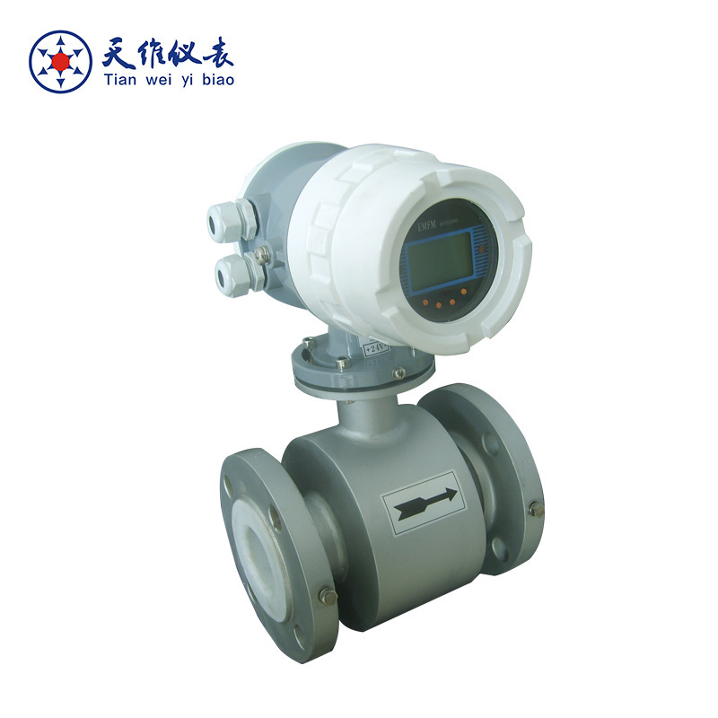 Sewage rainwater treatment, oil effluent, Faraday principles flow meter