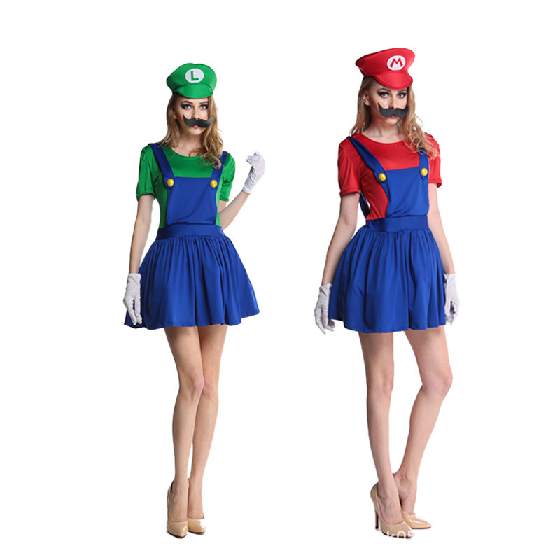 Bộ đồ hóa trang của Mario người lớn Halloween.